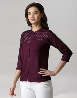 Wine Coloured Diva Slub Printed Top

SKU:

181TK2902-S