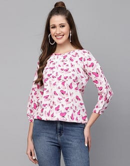 White & Pink Printed Top
SKU:
449TK431-S