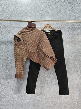 MEN'S PRINT SHIRT AND JEANS COMBO