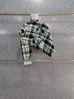 MEN'S DOUBLE POCKET CHECK SHIRT