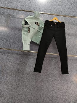 PLAN SHIRT AND JEANS COMBO