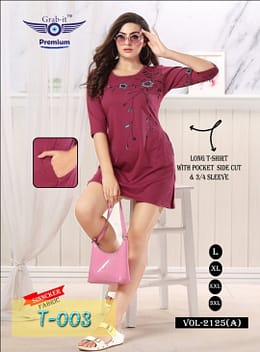 2125-A Grab It Sinker Women Long Tshirt