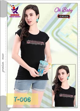 Oh Baby Mlm Kalash Lifestyle Cotton Women Tshirt